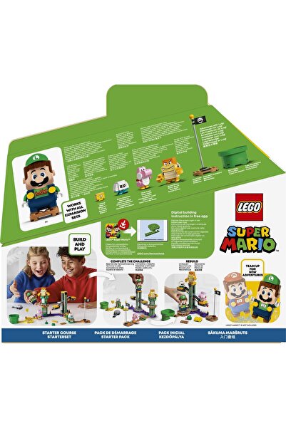 LEGO ® Super Mario™ Luigi ile Maceraya Başlangıç Seti 71387 - Çocuklar için Yapım Seti (280 Parça)