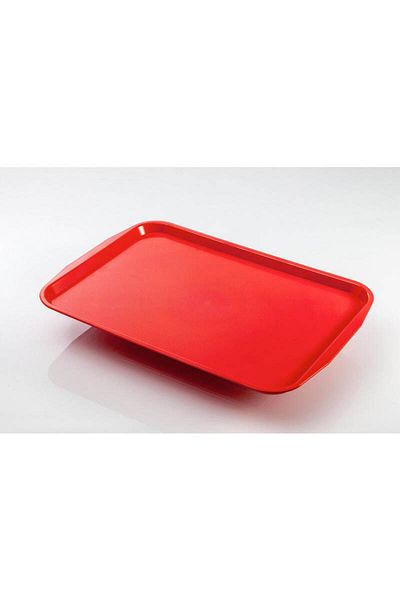 MATARMUTFAK 4 Serving Trays Red Color 26*35 cm Medium Size (5 Pieces)