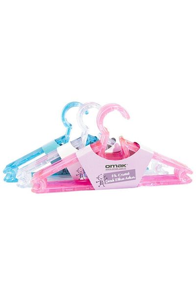 OMAK Children's Clothes Hanger Boy Baby Clothes Hanger 6 Pieces Hanger By Sungur Medical
