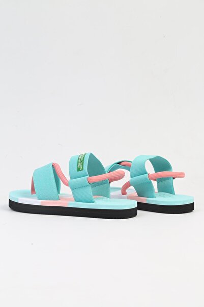 Benetton ® İTHAL Su Yeşili Kadın Sandalet BNI-10214