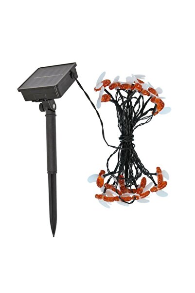 Schulzz Solar Güneş Enerjili Bahçe Dekor Led Işık (30led-4mt) Su Geçirmez