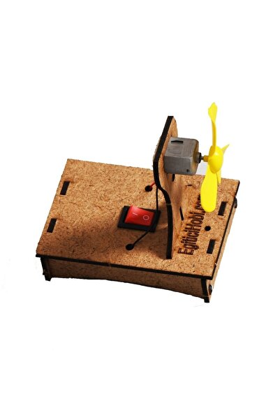 Eğitici Hobi Okul Projesi-1 Vantilatör Yapım Seti, Seri Bağlı Devre Anlatım -...