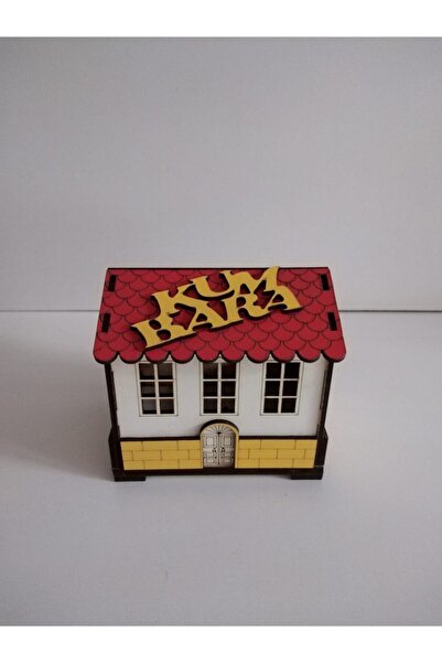 Ahşap Aksesuar Ahşap Ev Kumbara