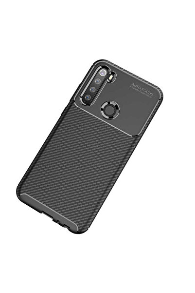 halkhouse Xiaomi Redmi Note 8T Kılıf Negro Silikon Karbon İz Yapmaz Kapak