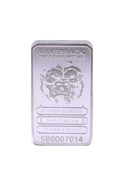 aga kulche AgaKulche Gorilla 5 Ons Gümüş Madalyon