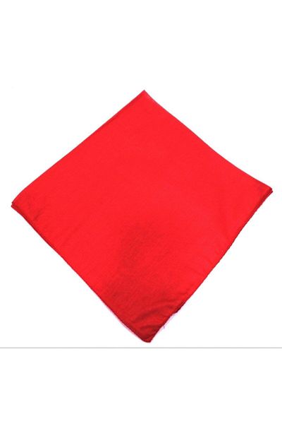 Karamel Bijuteri Solid Color Red Square Bandana