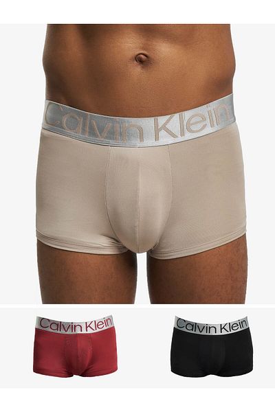 Calvin Klein Calvin Klein Underwear Herren Boxershorts mit niedrigem Bund und 2er-Pack