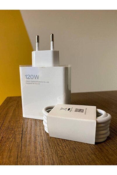 TCS TEKNOLOJİ XİAOMİ Uyumlu 120W ULTRA HIZLI ŞARJ ADAPTÖRÜ VE KABLOSU 120W ŞA...