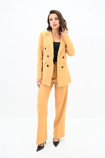 Koza Butik Palazzo Cut Women's Jacket and Trousers Set - 0111-23
