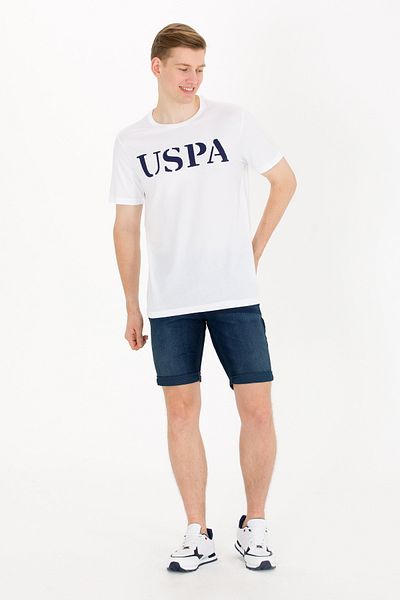 U.S. Polo Assn. Ανδρικό μπλουζάκι US Polo Assn White - 1571124