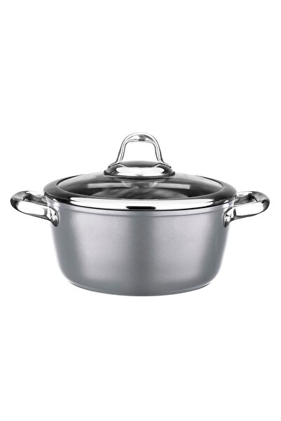 Leggno Mst2828dt24gr Master Tıtanıum Tencere Gri 24cm