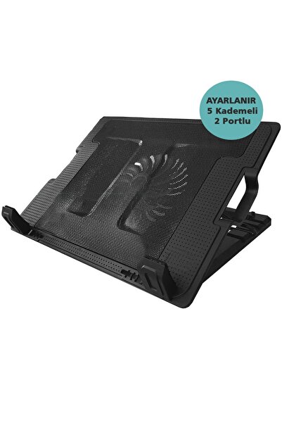CARNIVAL LAND Notebook Altlığı Tek Fanlı Laptop Soğutucu Cooling Pad Ledli 5 ...