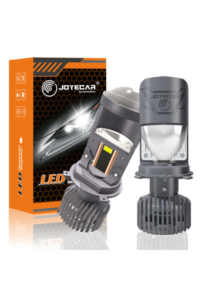 Joyecar Hyper Plus Projektor Lensli H4 Uzun Kısa Led Far Ampulü Uyumlu