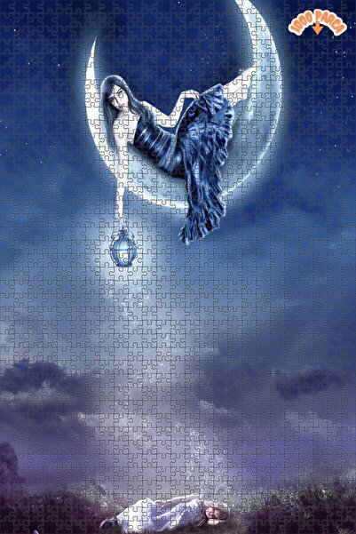 Teona Ahşap Hayallerimi Yakala Dekoratif Çift Katlı Çerçeveli Asılabilir Ahşa...