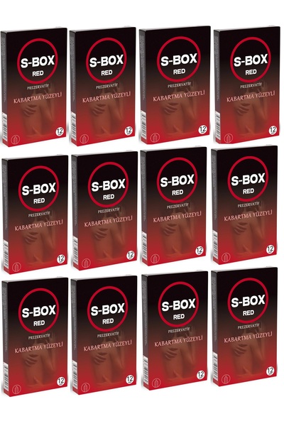 S-Box 144 X S-BOX KABARTMA YÜZEYLİ PREZERVATİF
