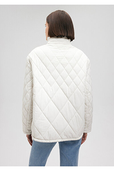 Mavi Kapitone Gri Ceket Loose Fit / Bol Rahat Kesim 1110137-83746