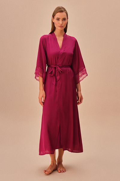SUWEN Mi Amore Long Dressing Gown - Comfortable Fit