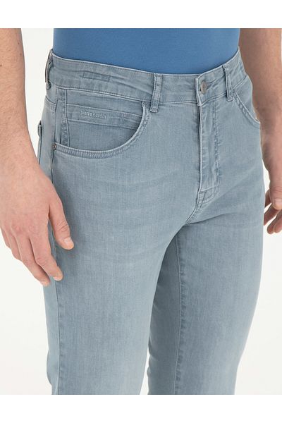 Pierre Cardin Pierre Cardin Woven Slim Fit τζιν παντελόνι - γαλάζιο