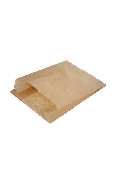 OLİ Art Kraft Paper Bag - 15x40, 50 Pieces, Gift Package for Toast Poğaç and Bread