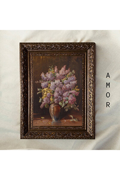 Sanart ÖZEL SERİ Vintage Tablo, Yağlı Boya Tablosu, Çerçeveli Tablo, Sanatsal...