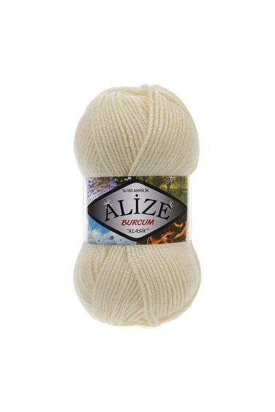 Alize Burcum Classic Πλεκτό Σχοινί Χεριών - Κρέμα 01