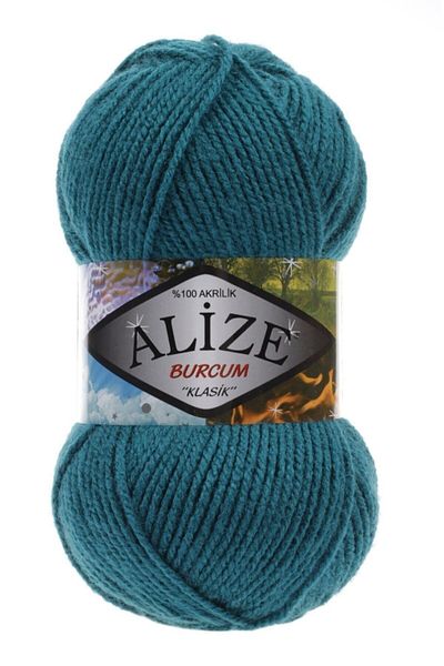 Alize Burcum Classic 212 - Πλεκτά νήματα Petrol Color, νήματα για γιλέκο και ζακέτα