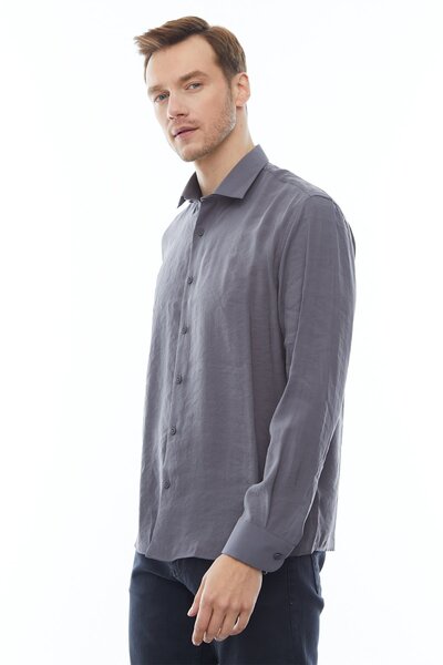 PAULMARK Ανδρικό φαρδύ πουκάμισο με λεπτή εφαρμογή - 4553 USD