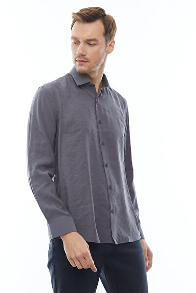 PAULMARK Ανδρικό φαρδύ πουκάμισο με λεπτή εφαρμογή - 4553 USD