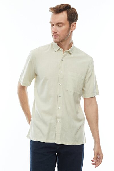 PAULMARK Ανδρικό πουκάμισο με κουμπιά με τσέπες με λεπτή εφαρμογή - KSD4566