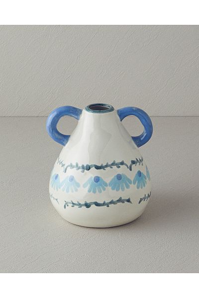 English Home Sylvia Stoneware - Βάζο Πολύχρωμο Σχέδιο