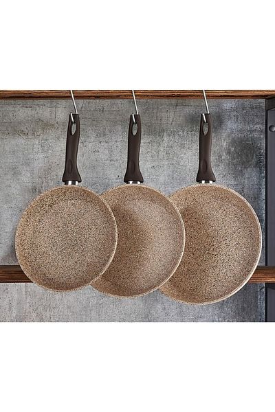 FALEZ 22-26-30 Cm Creamy Pan - Set of 3