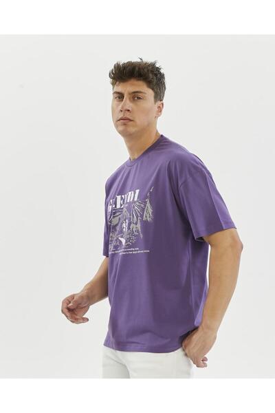 Rey Polo Glendi Oversize Printed T-Shirt