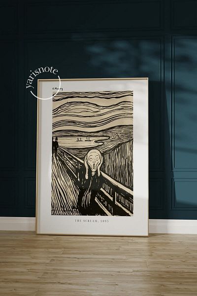 Yaris Note Αφίσα Edvard Munch The Scream χωρίς πλαίσιο
