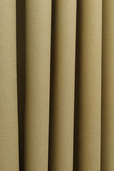 Belle Cose Linen Look Blackout Blackout Thermal Beige Background Curtain Single Wing