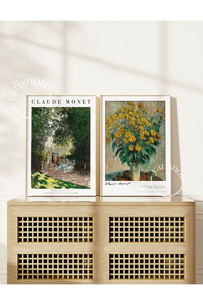 Yaris Note Claude Monet Σετ 2 - Αφίσα χωρίς πλαίσιο