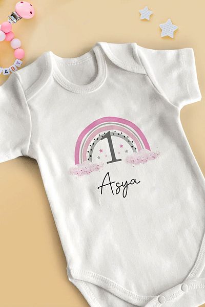 Homamia 1 Year Old Birthday Bodysuit