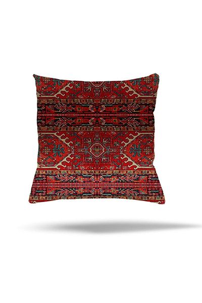 on the clouds Ethnic Bird Heart Leaf Butterfly Patterned Hidden Zippered Pillow Case