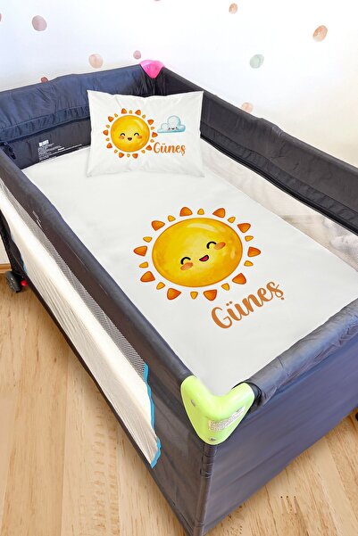 Homamia Anne Yanı Çarşaf Seti Güneş (100X120)