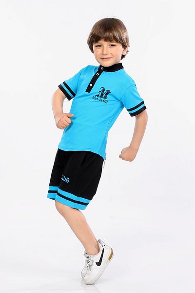 MORNIO Boy's Lacost Summer Set - T-shirt and Shorts MRN5109798VF
