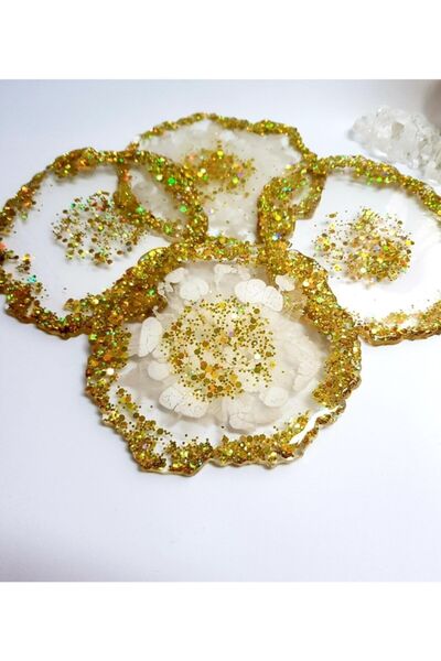 Sultan Tasarım Epoksi Tekli Bardak Altlığı