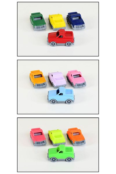 ATAY TOYS سيارة ميني كرافت بيك اب مكس 12 قطعة لعبة سيارة