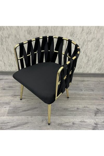 BY ORHAN GÜZEL Tekli Siyah Gözde Sandalye