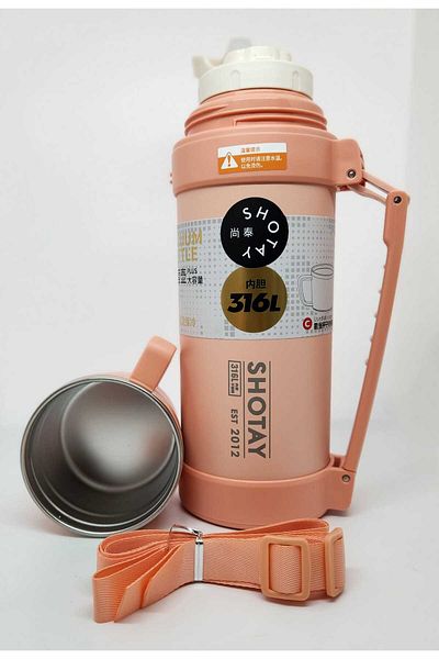 Shotay Nature ST-8235 1200ml - Pink Water Bottle Thermos