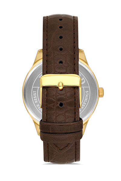 Omax Leather Men's Watches 00PR0047Q001