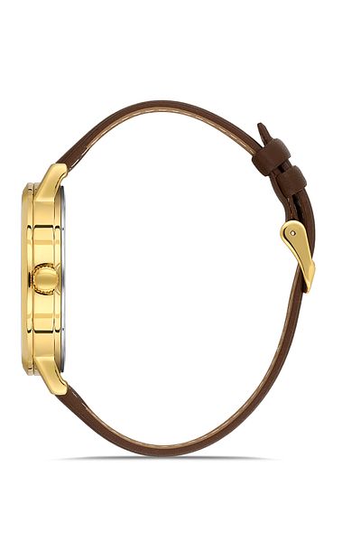 Omax Leather Men's Watches 00PR0043Q002