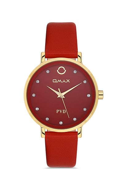 Omax Leather Women's Watches 00ZE0006QR06