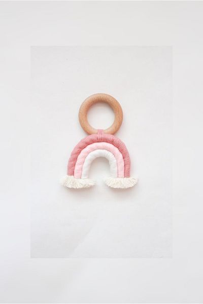 AFRALYAHOME Rainbow Teether/Rattle/Baby Room Decoration