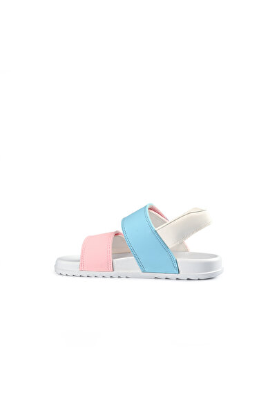 Vicco Krixi Lightweight Girls White/Pink Sandals