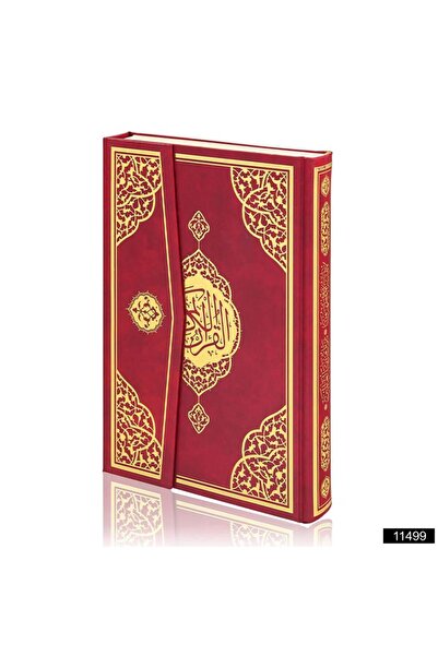 Furkan Neşriyat Cami Boy Bilgisayar Hatlı Arapça Cilt Bezi Mıklepli Kuran-ı K...