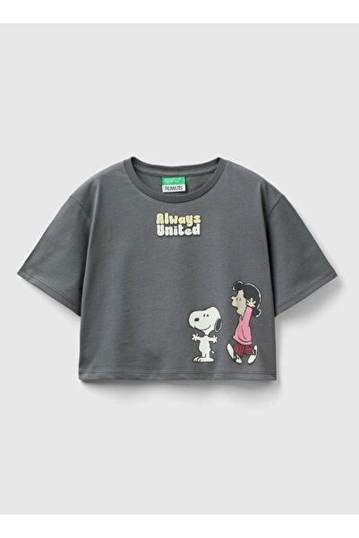 Benetton Antracit devojčica majica 3096C10JA
